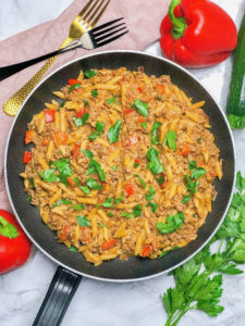 One Pot Pasta mit Tatar