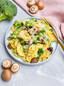 Tortelloni mit Champignons